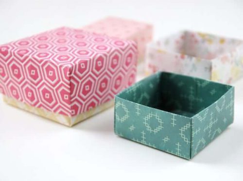 ایده بسته بندی ساده هدیه با کاغذ کادو و اوریگامی